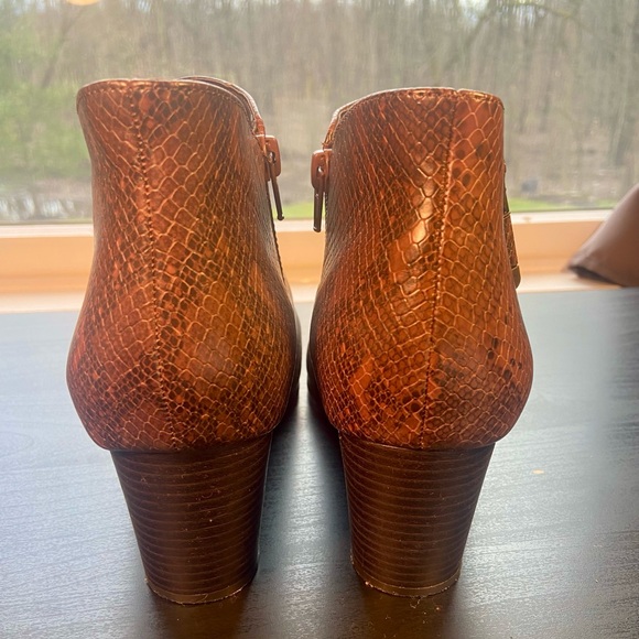 Brown Snake Skin Booties - Style & Co. - Picture 3 of 4